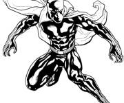 Coloriage et dessins gratuit Batman superh&eacute;ros de Marvel à imprimer