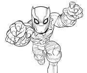 Coloriage Black Panther Marvel