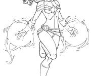 Coloriage Captain Marvel pour adulte