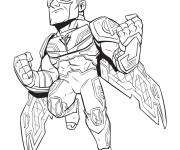 Coloriage Falcon de Marvel