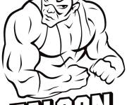 Coloriage Faucon Marvel Avengers
