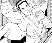 Coloriage Film Shazam de Marvel