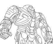 Coloriage Hulkbuster de Marvel