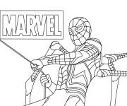 Coloriage Iron Spider-Man Marvel