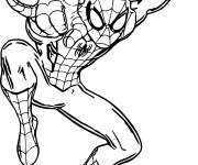 Coloriage L'homme araign&eacute;e du Monde Marvel