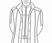 Coloriage Le chef d'&eacute;quipe Nick Fury de Marvel Avengers