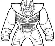 Coloriage Lego Thanos Avengers Endgame
