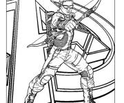 Coloriage et dessins gratuit Marvel Avengers Clint Barton à imprimer