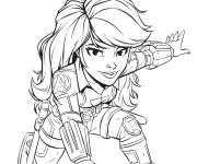 Coloriage Marvel Black Widow