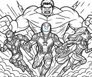 Coloriage Marvel de dessin anim&eacute;