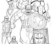Coloriage Marvel gratuit