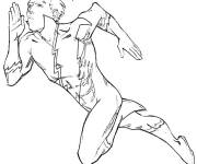 Coloriage et dessins gratuit Marvel Quicksilver Avengers à imprimer