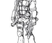 Coloriage Nick Fury des Avengers Marvel