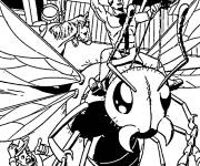 Coloriage Sc&egrave;ne de Scott film Ant-man Marvel