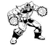 Coloriage Sinister Thanos de Marvel