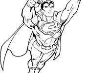 Coloriage Super Man de Marvel
