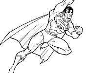 Coloriage et dessins gratuit Superman Marvel en ligne à imprimer