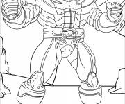 Coloriage Thanos le destructeur des mondes Marvel