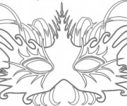 Coloriage Masque Adulte