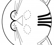 Coloriage et dessins gratuit Masque Chat à imprimer