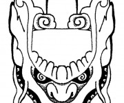 Coloriage Masque gratuit à imprimer