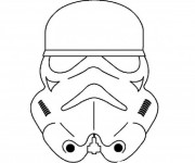 Coloriage Masque Star Wars