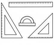 Coloriage et dessins gratuit La Règle pour élèves à imprimer