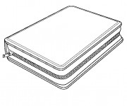 Coloriage Trousse de Crayon