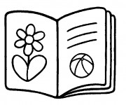 Coloriage Un Livre d'images