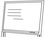 Coloriage Un Tableau stylisé