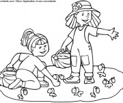 Coloriage Maternelle Été et L'amusement