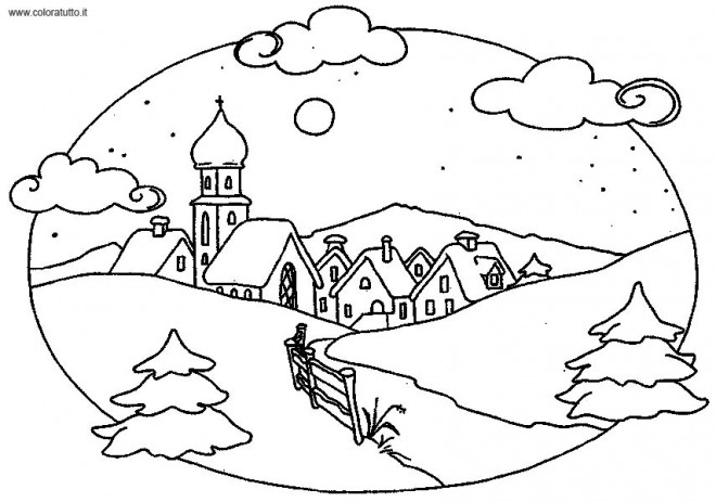 Dernière Dessin Paysage Hiver Maternelle  Random Spirit