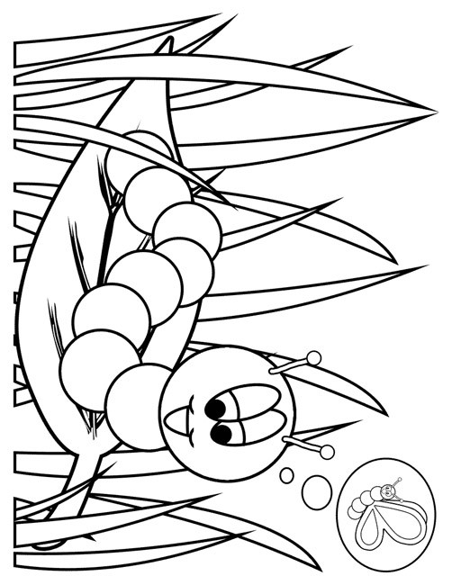Coloriage Maternelle Nature dessin gratuit à imprimer