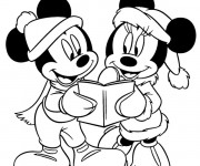 Coloriage Disney Noel dessin animé