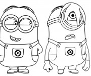 Coloriage Les Minions Film pour enfant