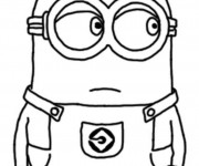 Coloriage Minion Stuart &agrave; t&eacute;l&eacute;charger