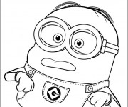 Coloriage et dessins gratuit Minion Bello à imprimer