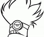 Coloriage Minion Moche