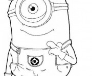 Coloriage et dessins gratuit Minion Rush Détestable Moi à imprimer