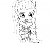 Coloriage et dessins gratuit Monster High Baby charmante à imprimer