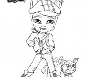 Coloriage et dessins gratuit Monster High Baby Clawd Wolf à imprimer