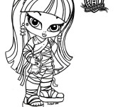 Coloriage et dessins gratuit Monster High Baby maternelle à imprimer