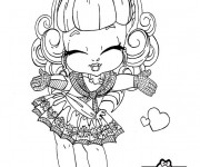 Coloriage et dessins gratuit Monster High bébé mignonne à imprimer