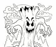 Coloriage et dessins gratuit L'arbre monstrueux à imprimer