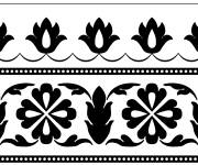 Coloriage Affiche &agrave; motif indien