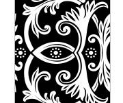 Coloriage D&eacute;coration &agrave; motif indien pour ce1