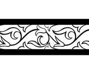 Coloriage et dessins gratuit Design &agrave; motif indien en maternelle à imprimer
