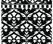 Coloriage et dessins gratuit Fiche des motifs indiens à imprimer