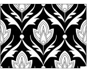 Coloriage Illustration &agrave; motif indien en ligne