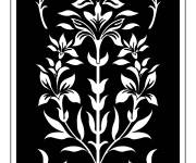 Coloriage Motif indien de nature
